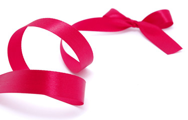red satin ribbon