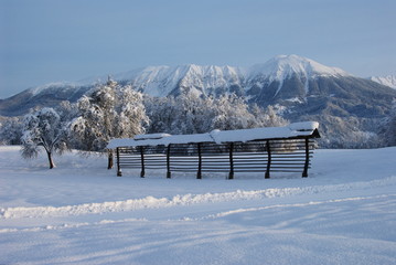 Mt. Stol in the winter