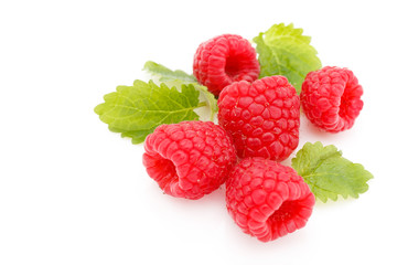 fresh raspberries