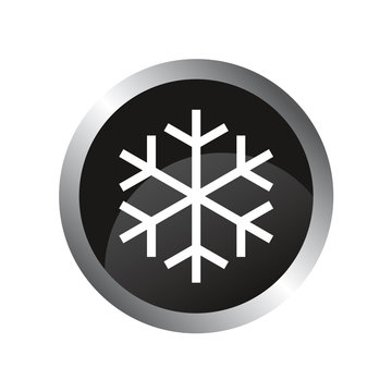 Icone vecteur web illustration flocon neige