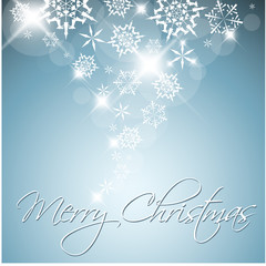 Blue Vector Christmas background