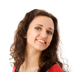 Naklejka premium Young woman