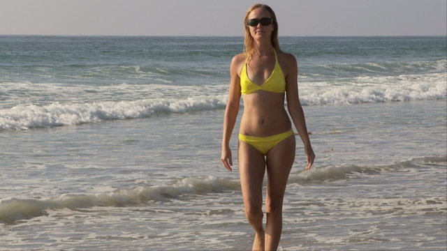 Girls yellow polka dot hotsell bikini