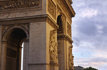 Fototapeta na wymiar Arc de Triompe, Paris