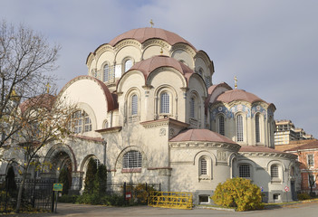 Fototapeta na wymiar Kazan Kościół Klasztor Nowodziewiczy w Petersburgu