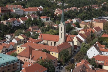 Fototapeta na wymiar Zagreb-St. Francis of Assisi church