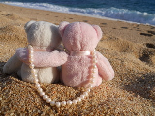 teddy bears and pearls