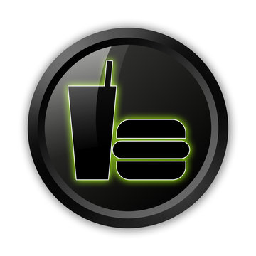 recommend clip art: Black Icon (Green Outlines) "Fast Food"