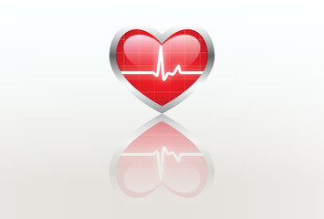 Hearth with ECG signal