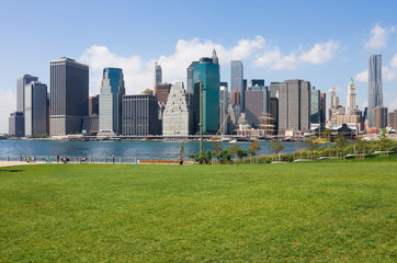 Manhattan skyline, New York City - obrazy, fototapety, plakaty