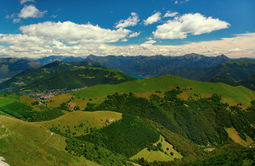 Obraz premium View from Monte Generoso