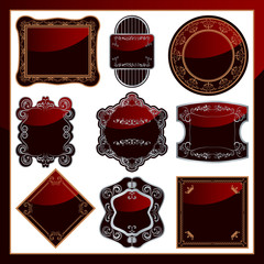 Abstract 9 labels Set