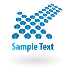 the abstract vector arrow background eps 8