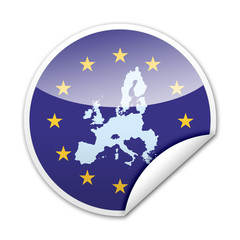 Pegatina PAISES UNION EUROPEA con reborde