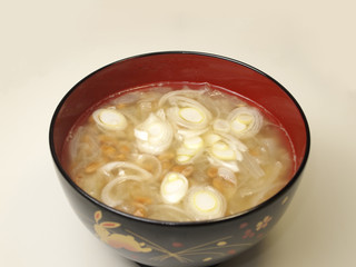 納豆の味噌汁