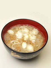納豆の味噌汁