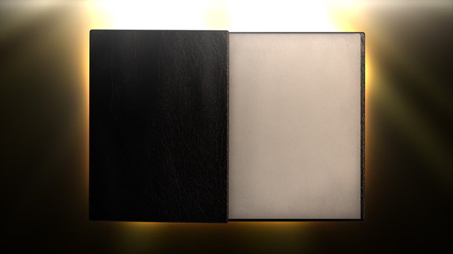 Holi bible with glowing background