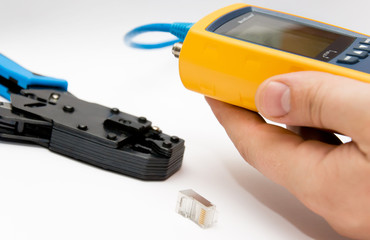 Testing of a network cable