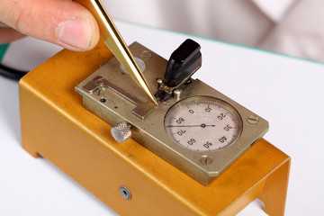 Naklejka premium Detail from watchmakers workshop
