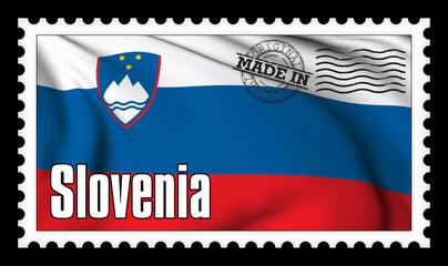 Made in Slovenia original stamp