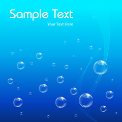 bubbly vector background
