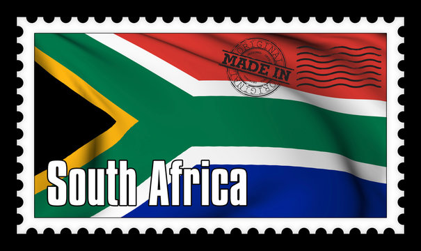 Made in South Africa original stamp