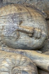 Fototapeta premium Boudha géant couché de Polonaruva