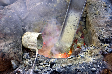 Travail du bronze en Afrique