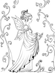 fairy princess in the garden © TatianaO