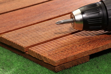 caillebotis en ip&eacute; du Br&eacute;sil