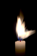 蠟燭の炎