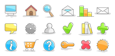 Set of icons