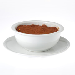 sweet dessert in a white cup