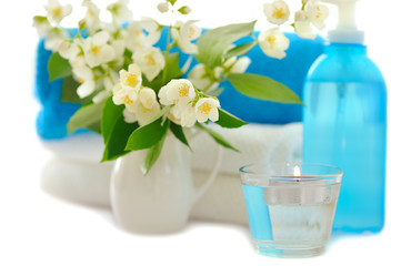 blue spa with jasmin