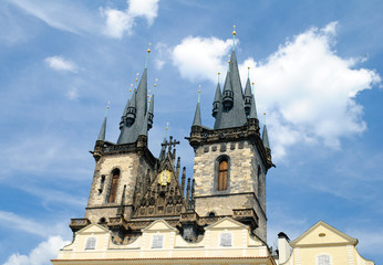 Fototapeta na wymiar Prague, Old Town. Cathedral