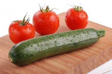 zucchina e pomodori due