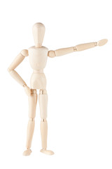 Wooden mannequin