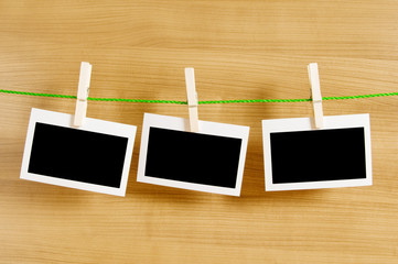 Designer concept - blank photo frames for your photos