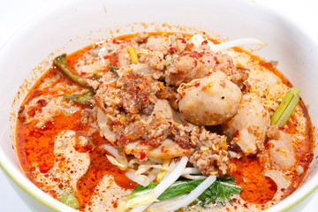 Thai noodle soup.