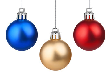 Three Xmas baubles