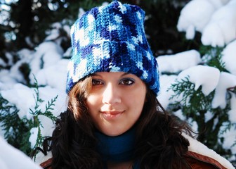 Teen Girl Dressed For Snow