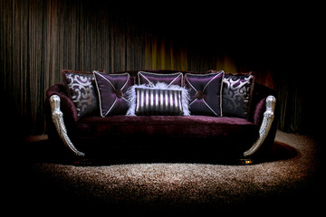 Lilac couch
