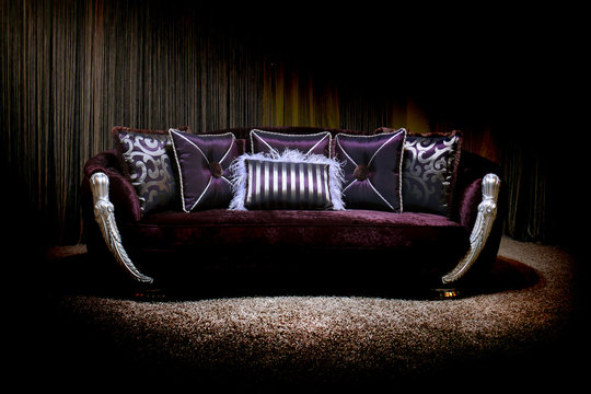 Lilac couch
