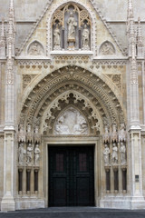 Portal of the Zagreb cathedral