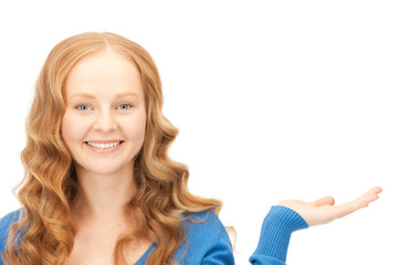 Fototapeta premium something on the palm