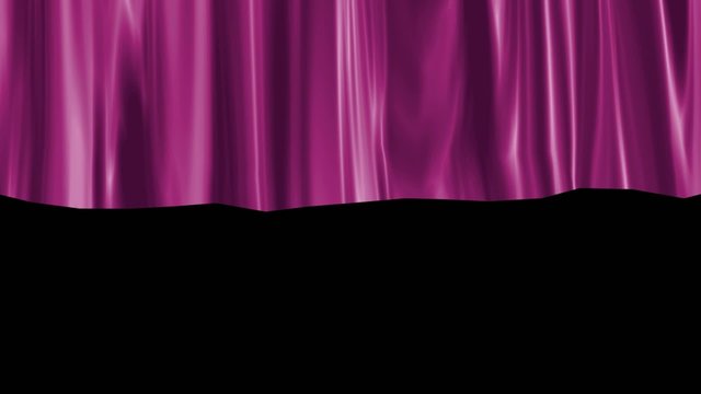 Stage Curtain Opening to Black Matte