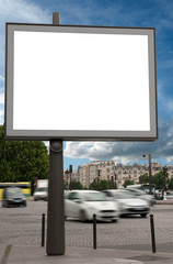 Fototapeta premium Billboard in the street