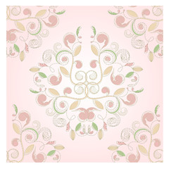 vector seamless  floral  background