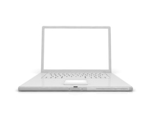 Professional Laptop isolated on white with empty space