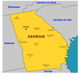 Obraz premium USA - Géorgie